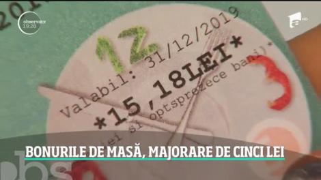 Veşti bune pentru angajaţii care primesc bonuri de masă. Valoarea unui tichet ar putea creşte de la 15 la 20 de lei