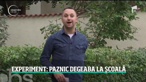 Experiment Observator: Paznic degeaba la școală
