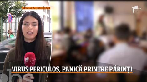 Virus periculos la o școală din Capitală, panică printre părinți