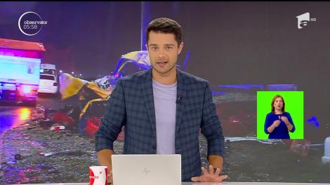 Trei morți și doi răniți pe DN2. Un TIR a intrat pe contrasens