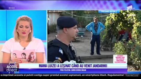 Acces Direct. Mama Luizei Melencu, transportată la spitalul din Craiova, după ce a leșinat