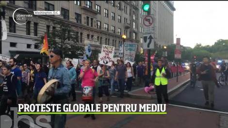 Protestele pentru mediu se extind în toată lumea