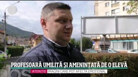 Profesoară umilită și amenințată de o elevă,  într-o şcoală din judeţul Braşov!