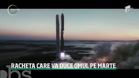 Cel mai cunoscut afacerist din lume, Elon Musk, a dezvăluit naveta care va duce oameni pe planeta Marte