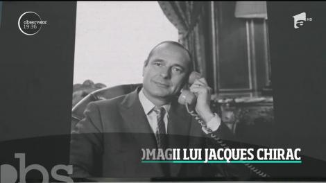 Mii de francezi i-au adus un omagiu fostului preşdinte Jacques Chirac