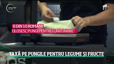 Fiecare pungă în care pui fructe sau legume se va plăti la casă. Un mare lanţ de magazine din România a introdus regula