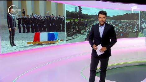 Lumea întreagă şi-a luat adio de la Jacques Chirac. Fostul președinte al Franței, înmormântat cu onoruri militare