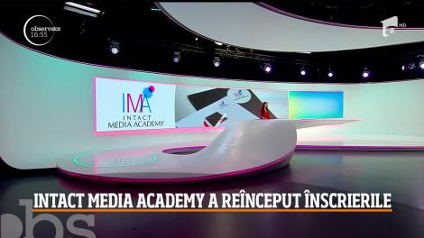 Au început înscrierile Intact Media Academy pentru cursuri de prezentator și reporter
