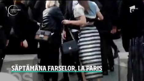 Justin Timberlake a fost implicat într-un incident la săptămâna modei de la Paris. Pe covorul roşu, un tânăr s-a prins de piciorul lui şi nu i-a mai dat drumul