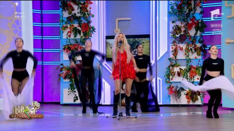 Videoclip nou la Neatza cu Răzvan şi Dani! Andreea Bănică a interpretat piesa "De nebună"