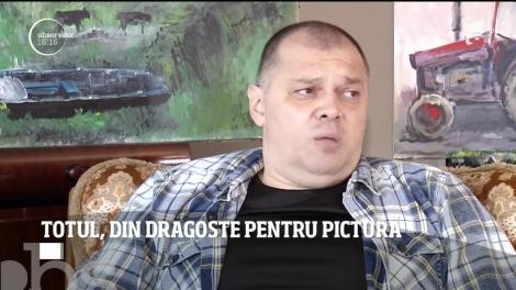 Totul, din dragoste pentru pictură. Povestea clujeanului care a pierdut ce îi era mai drag