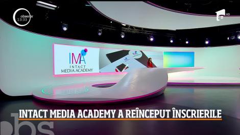 Intact Media Academy a reînceput înscrierile pentru cursurile de Prezentator şi Reporter TV