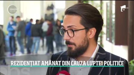 Examenul de rezidenţiat se amână din cauza războilui politic. Absolveţii de medicină sunt revoltaţi