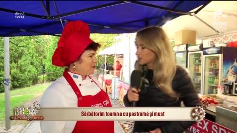 Sărbătorim toamna cu pastramă şi must la Festivalul "Tradiţii Româneşti" din Parcul "Alexandru Ioan Cuza"