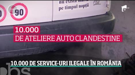 Peste zece mii de service-uri auto funcţionează ilegal. Un preţ mic ne poate costa enorm: viaţa noastră sau a celorlalţi