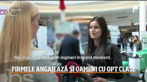 Companiile din România, disperate să găsească angajaţi. Firmele angajează și oameni cu opt clase