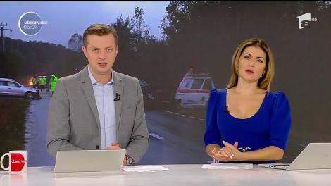 Accident cu ambulanța în județul Sibiu. Patru oameni au fost răniţi
