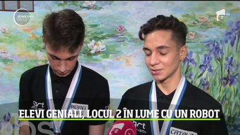 Valorile României! Locul doi în lume la cea mai importantă competiţie de robotică a fost obținut de trei elevi din Oradea