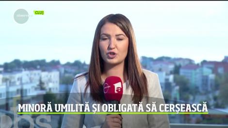Minoră umilită și obligată să cerșească. Fata era bătută şi obligată să bea apă cu sare