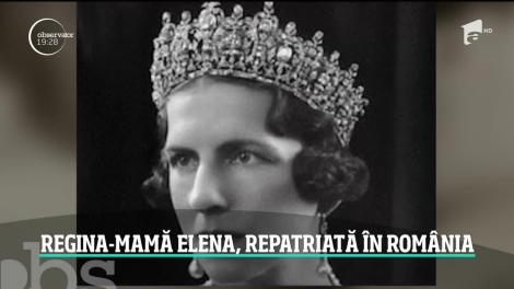 Regina Mamă Elena, repatriată în România. Va fi înmormântată alături de fiul Regele Mihai I