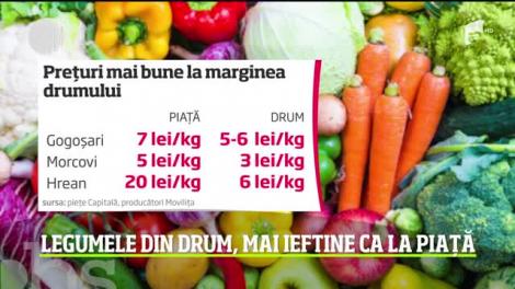Piaţa de legume pentru murături sau zacuscă s-a mutat la marginea drumului
