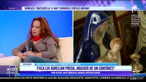 Acces Direct. Avocatul artistului acuzat de abuz de fiica cântăreţului Aurelian Preda: Respingem toate acuzațiile