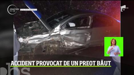 Accident provocat de un preot băut, în Prahova