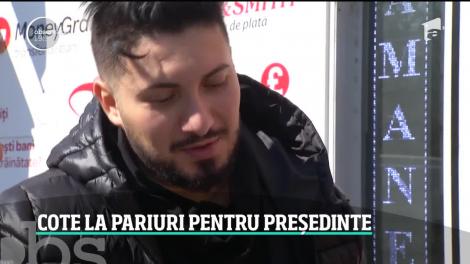 Cote la pariuri pentru preşedinte