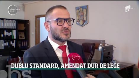 Legea dublului standard a fost votată de senatori