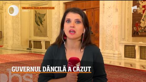 Guvernul Dăncilă a căzut! Moţiunea de cenzură a fost adoptată de Parlament