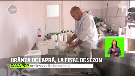 Brânza de capră, la final de sezon