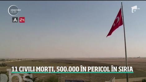 Tot mai multe voci critică ofensiva militară turcă din Siria. În 3 zile, 11 civili au murit, iar 500 de mii sunt în pericol