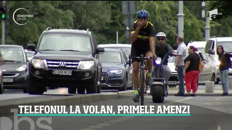 Prima zi fără telefon în trafic a adus deja primele amenzi usturătoare!