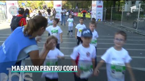 Sute de copii s-au întrecut la cel mai mare maraton din Capitală!