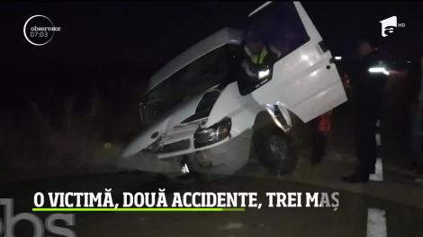 Serie neagră de accidente în Teleorman! Un om a murit