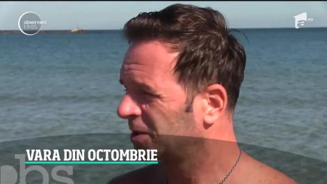 Vreme ca de vară la jumătatea lunii octombrie