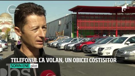 Telefonul la volan, accesoriul la care mulţi şoferi nu par dispuşi să renunţe nici după apariţia noii legi cu sancţiuni mai dure