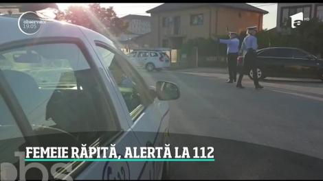 Femeie răpită, alertă la 112. Poliţiştii au făcut filtre în mai multe judeţe, dar nu au găsit-o