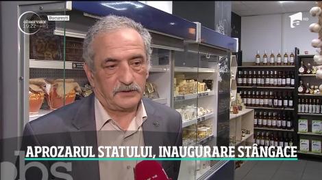 Aprozarul de stat se întoarce. Primul din Bucureşti a fost dechis chiar în centrul Capitalei