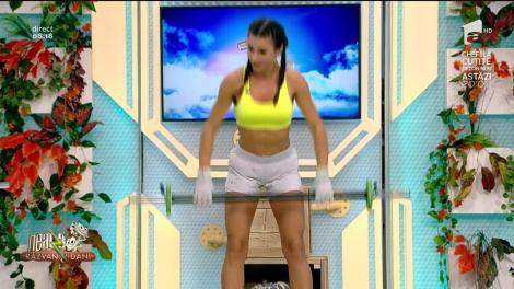 Fitness cu Diana Stejereanu, la Neatza cu Răzvan și Dani. Antrenament pentru coapse și fesieri