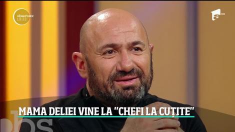 Cel mai urmărit show culinar din România "Chefi la cuţite" are un invitat-surpriză. Mama Deliei vine în fața juraților