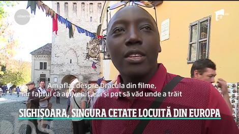 Sighișoara, singura cetate locuită din Europa