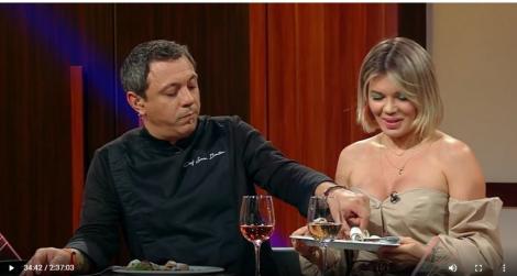 Chefi la Cuţite. Simona Stuparu gătește o rețetă veche de 200 de ani care îi provoacă pofte Ginei Pistol: Chef Scărlătescu: Ești gravidă?!