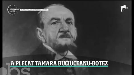 S-a stins una dintre marile actriţe ale României. Tamara Buciuceanu Botez a murit la spitalul Elias din Capitală
