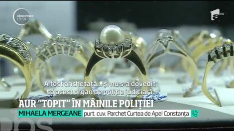 O captură impresionantă de aur a dispărut misterios din mâinile Poliţiei. 600 de mii de euro parcă s-au evaporat