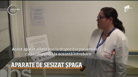 Tot mai multe spitale româneşti încep să trateze corupţia. Sub protecţia anonimatului, pacienţii care ajung la cel mai mare spital din Alba pot spune dacă li s-a cerut şpagă