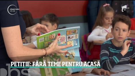 Temele elevilor pentru acasă n-ar trebui să dureze mai mult de o oră, dar copiii îşi petrec întreaga zi la birou, pregătindu-se pentru a doua zi de şcoală