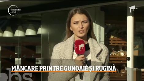 Mâncare printre gunoaie și rugină, într-o piaţă celebră din Capitală