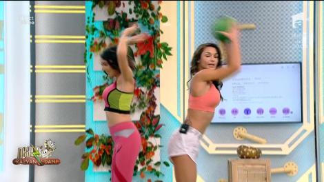Fitness cu Diana Stejereanu, la Neatza cu Răzvan și Dani! Exerciții cu mingea medicinală care te vor ajută să slăbești