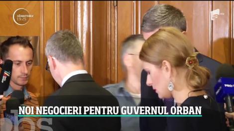 Noi negocieri pentru Guvernul Orban